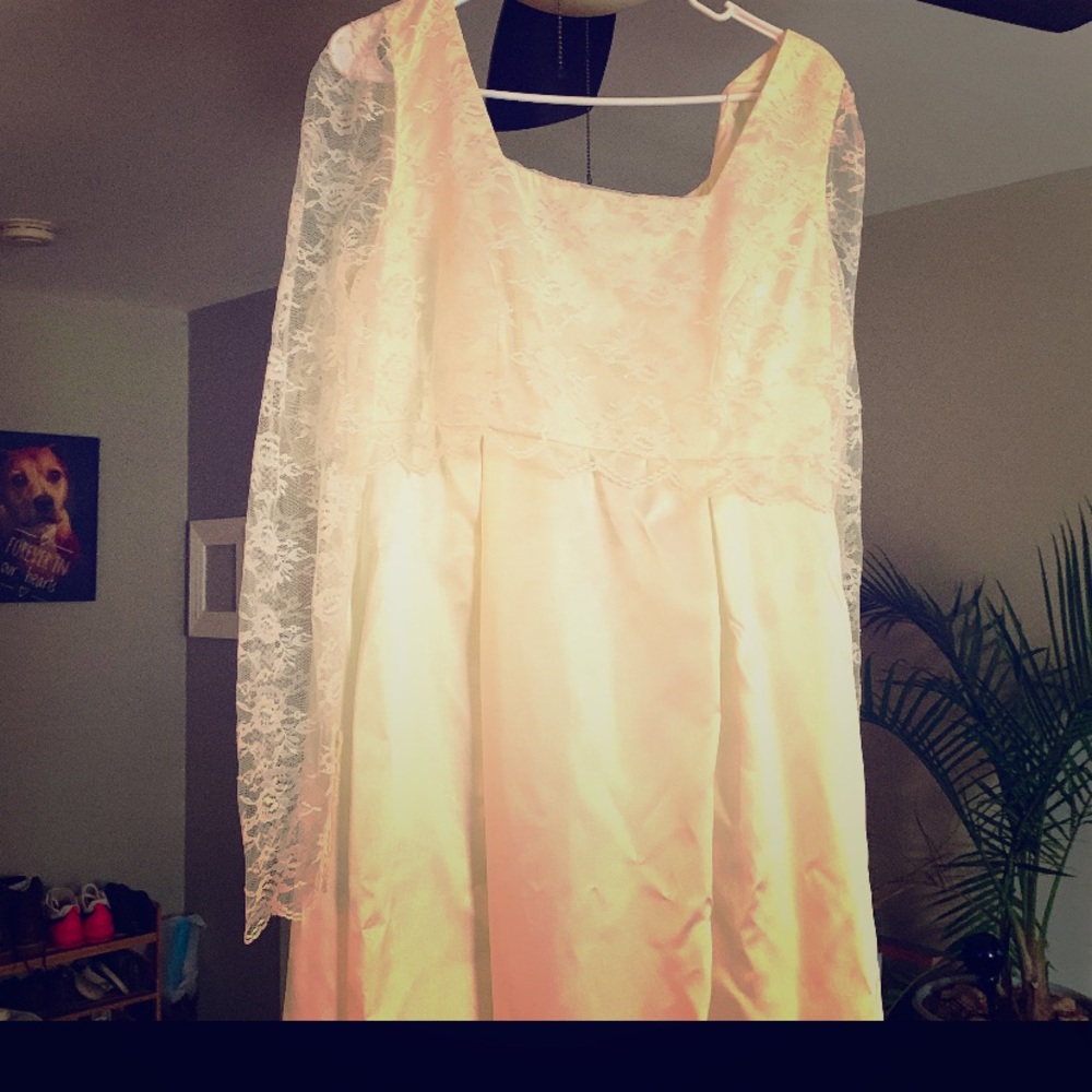 Handmade wedding gown